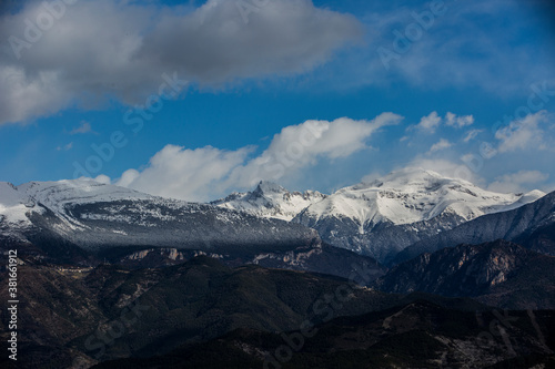 Winter in Ordesa and Monte Perdido National Park, Pyrenees, Spain