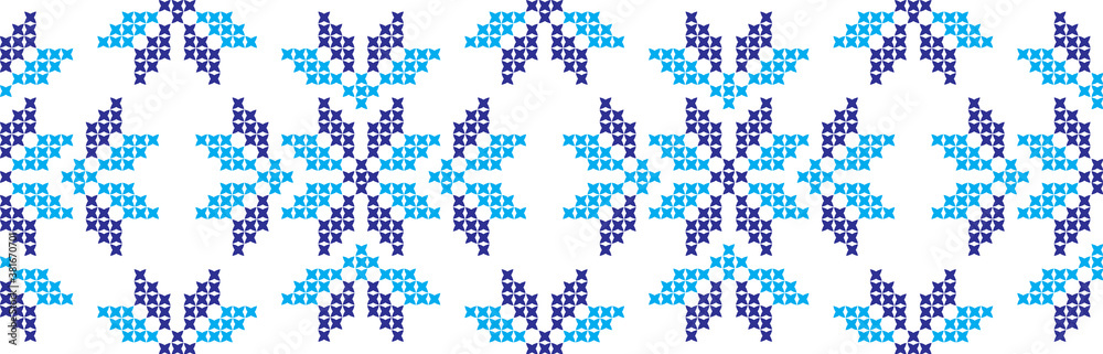 embroidered Ukrainian national pattern crossembroidered cross ukrainian slavic national pattern on transparent background