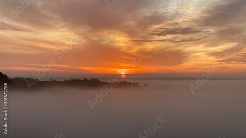 Foggy Sunrise