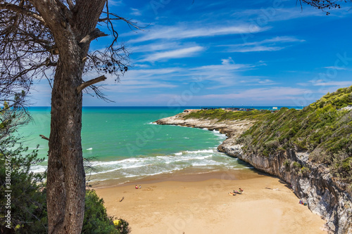 Fototapeta Naklejka Na Ścianę i Meble -  Murgia Beach, Vico del Gargano, Foggia, Italy