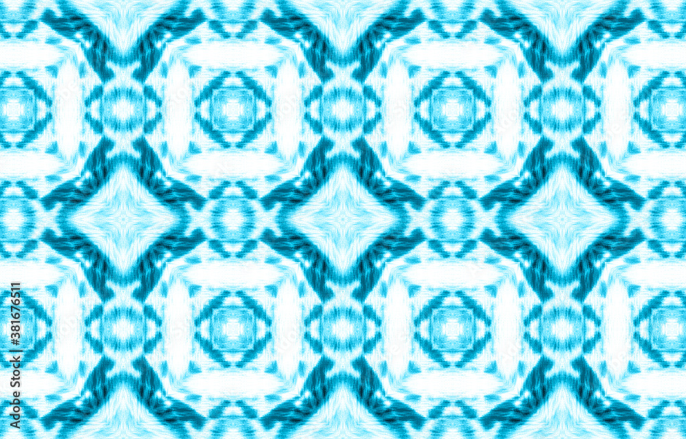 Watercolor Seamless Arabesque Tile Design. Watercolor Seamless Arabesque Tile Design.