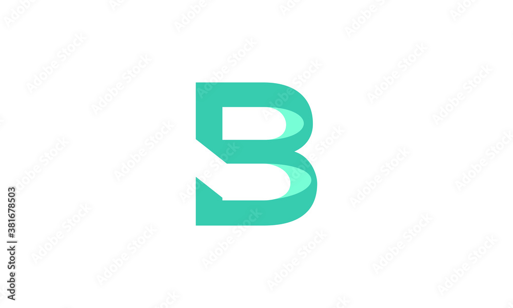Initial Monogram Letter B Logo Design Vector Template. Graphic Alphabet Symbol for Corporate Business Identity
