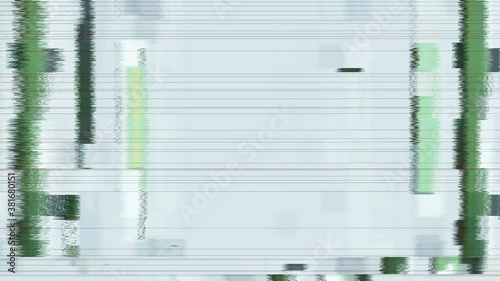 Fast Flickering Colored Digital Pixels Glitch Damage Abstract Background