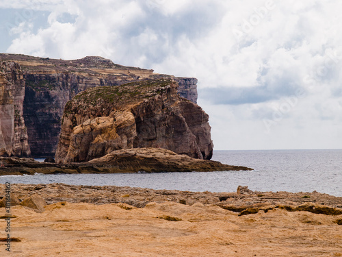 Dwejra Bay in Gozo, Malta