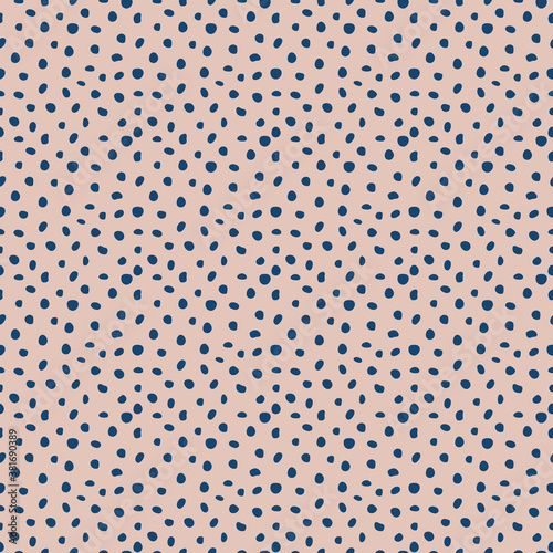 Vector seamless pattern with dots.