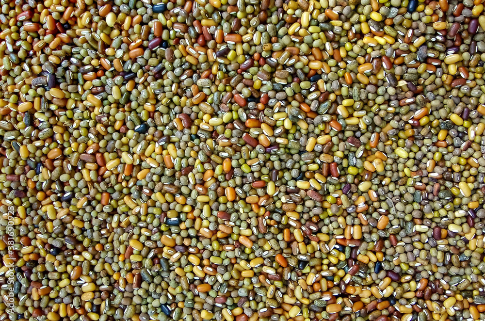 Mixture of colourful pulses