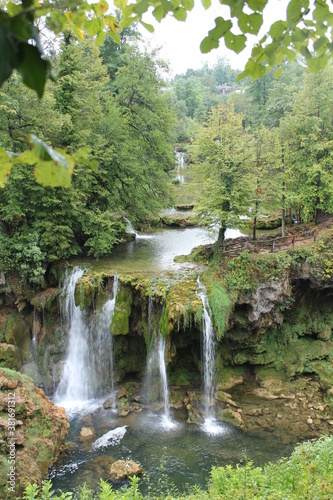 Small waterfall at Rastoke