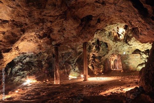 The legendary dragon cave in Krakow