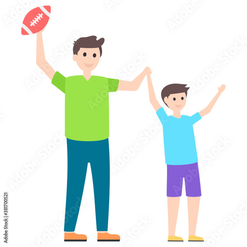 Rugby Player Vector 