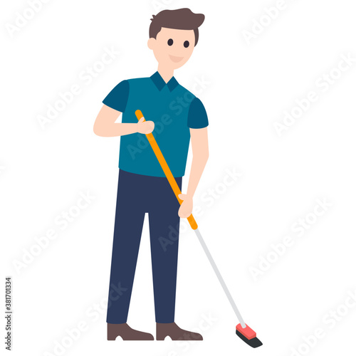 Male Sweeper Avatar