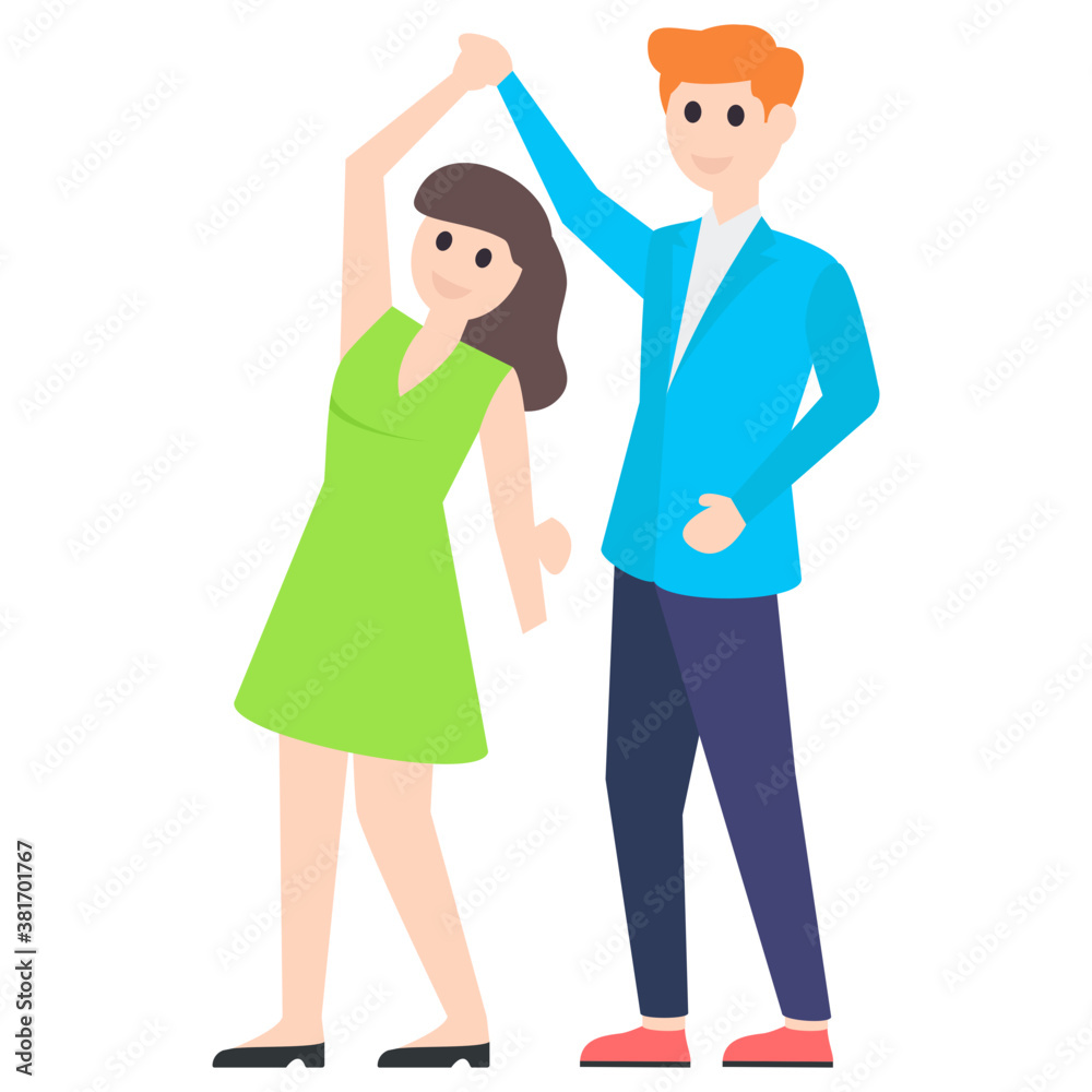 Couple Dance Vector 