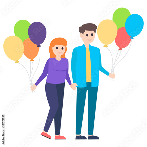 Love Couple Vector 