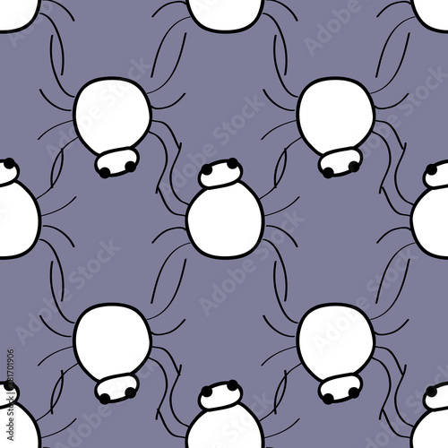 Spider skitter pattern seamless vector repeat surface design halloween