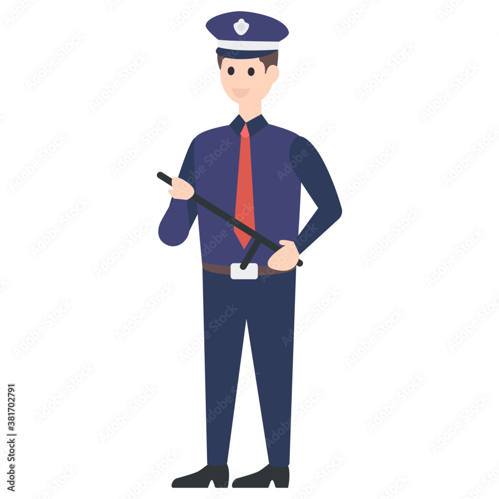 Policeman Avatar Character