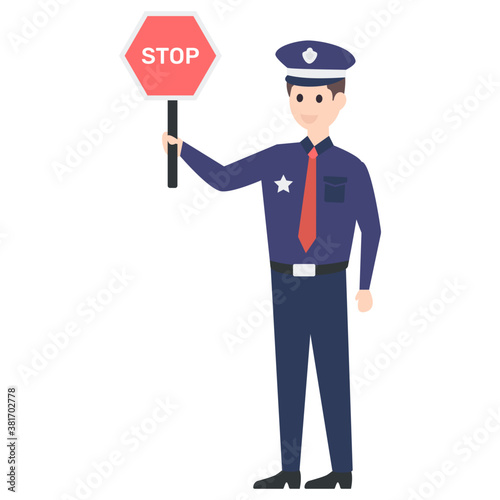Stop Road Sign 