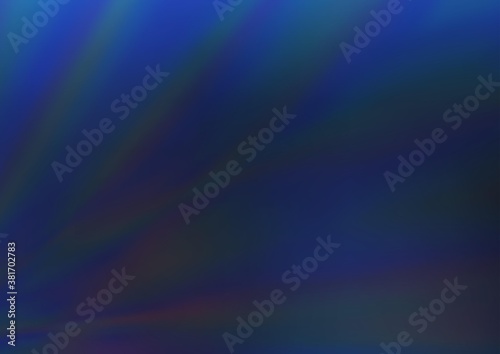 Dark BLUE vector abstract blurred template. Glitter abstract illustration with an elegant design. A new texture for your design.
