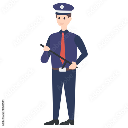 Policeman Avatar Character