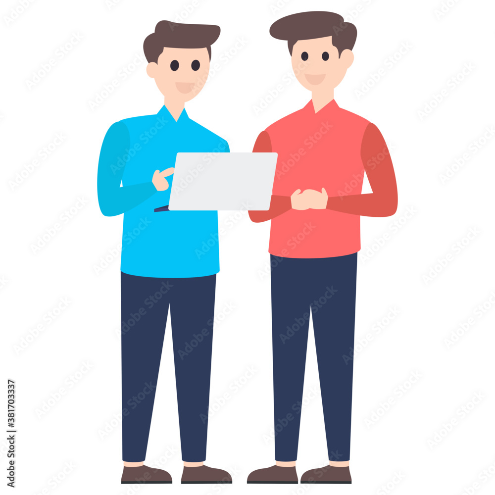 Business Discussion Vector 