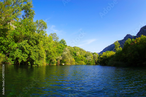 Cetina river near Omis  Croatia  Europe 