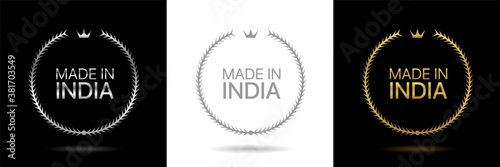 Made in India wreath icons