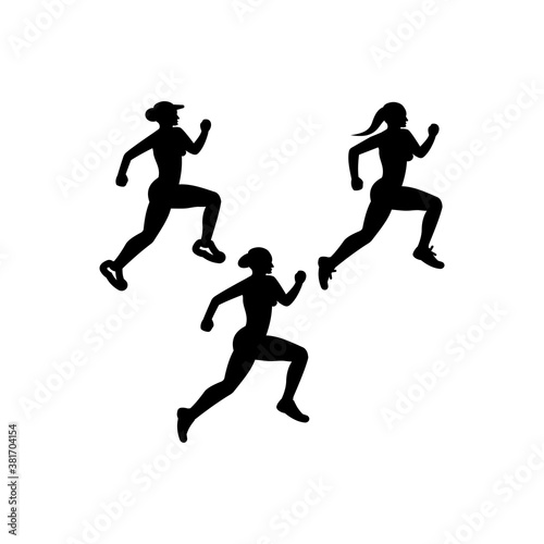 People fitness icon (vector illustration)