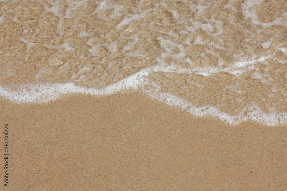 waves on the beach