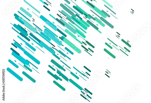 Light Blue  Green vector background with straight lines.