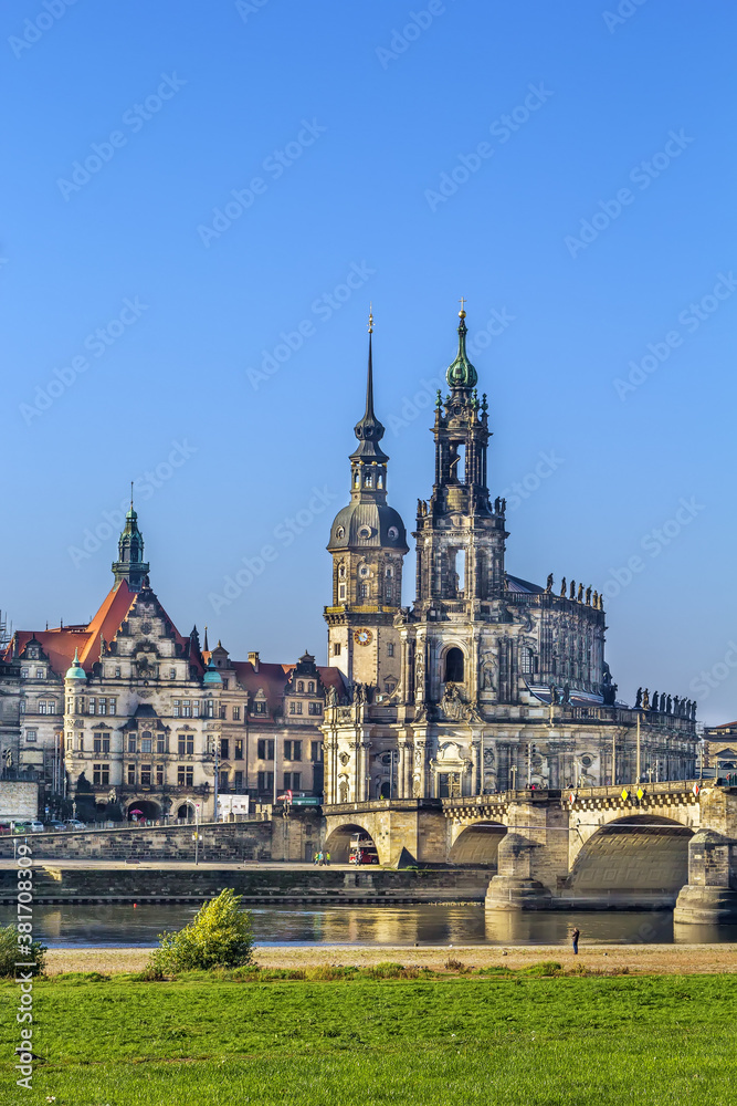 Old town of Dresden,Saxony,Germany
