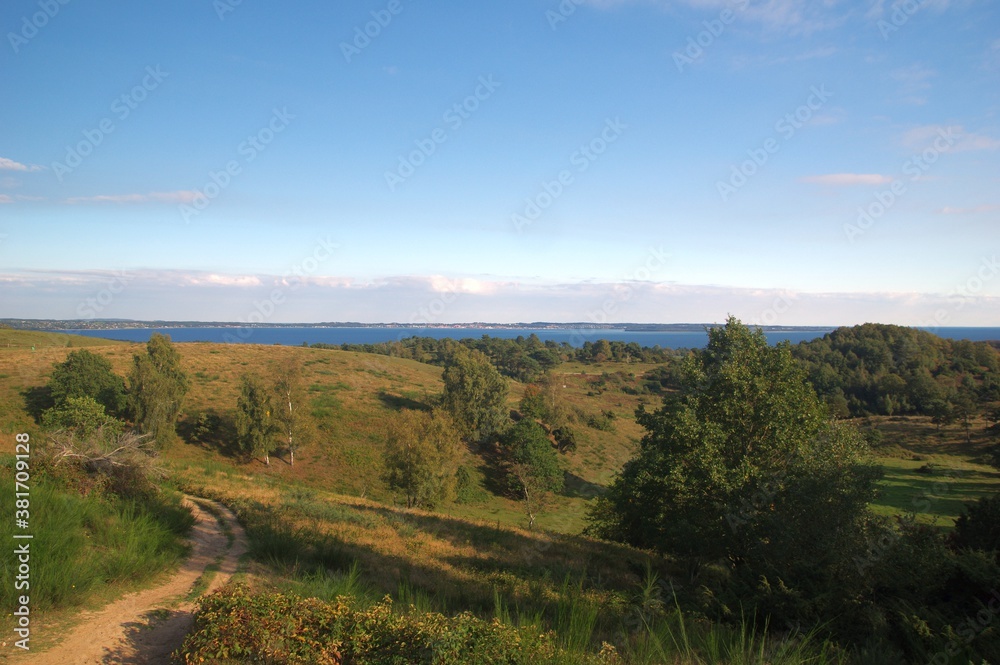 Fototapeta premium Panorama an jütlands Ostseeküste