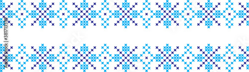 embroidered Ukrainian national pattern crossembroidered cross ukrainian slavic national pattern on transparent background