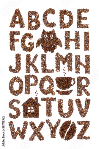 Coffee beans ABC
