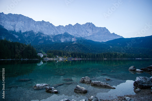 Eibsee Zugspitze Sommer Deutschland