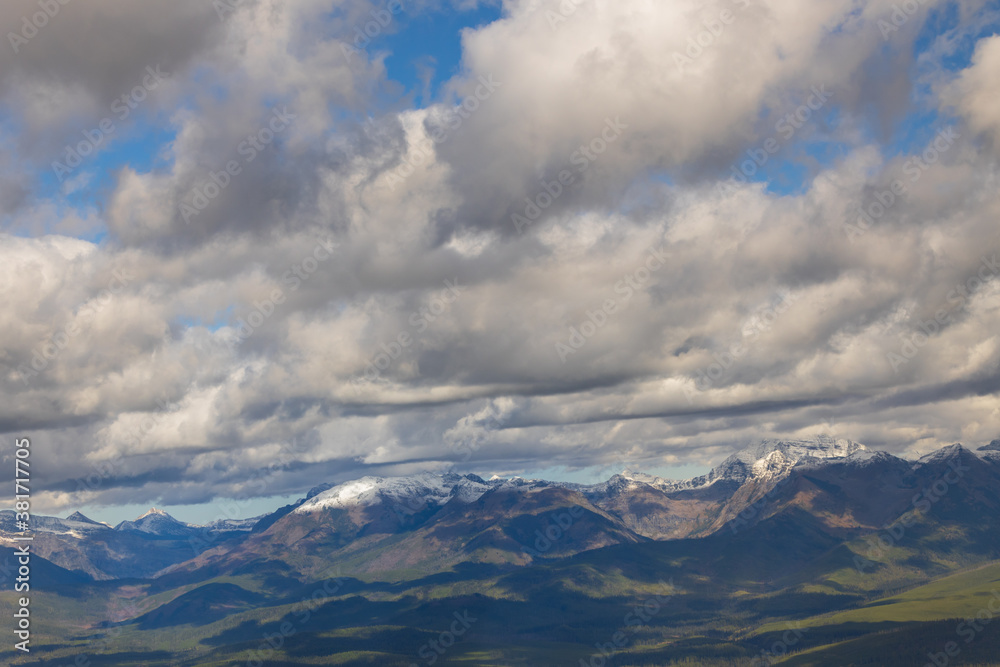 Cloudscape over Glacier National Park, Montana Cloudscape over Glacier National Park, Montana
