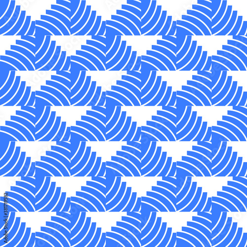 Seamless Maze Lines Modern Design For Fabric, Textile Print Vector Illustration