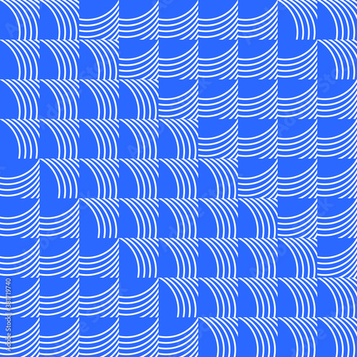 Seamless Maze Lines Modern Design For Fabric, Textile Print Vector Illustration