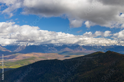 Cloudscape over Glacier National Park, Montana 