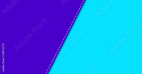 vector purple blue horizontal bright background with dotted white line in the center, mockup for posters, announcements, flyers and invitations, modern design, eps 10