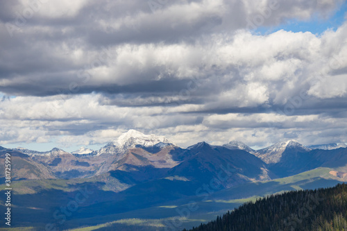 Cloudscape over Glacier National Park, Montana