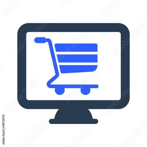 E commerce solution icon