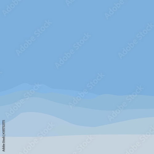 Abstract landscape background in neutral colors. Vector illustration