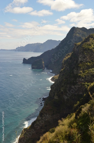 Hiking along the coast, in the mountains and along the levadas of Madeira Island in Portugal