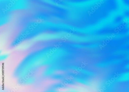 Light BLUE vector blurred bright pattern. Glitter abstract illustration with an elegant design. The background for your creative designs.