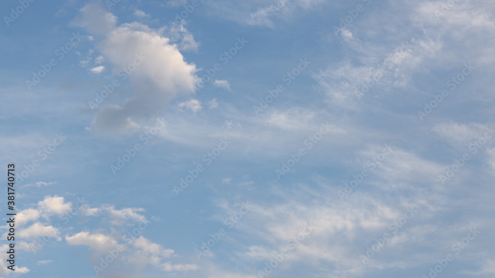 blue sky with clouds 