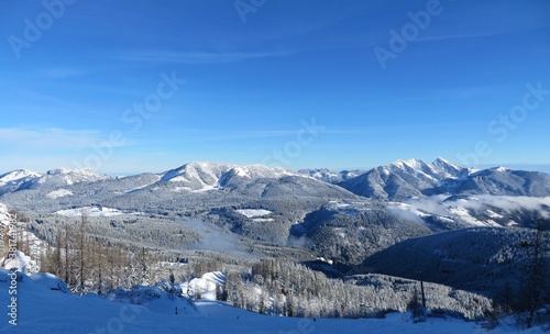 Panorama on the domain of Steinplatte, Austria © Yacine