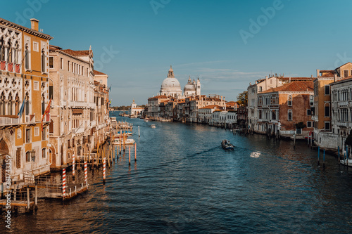 Ansicht von Grand Canal Venedig auf Basilica di Santa Maria © Ralph