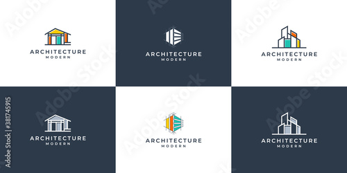 modern building logo design inspiration