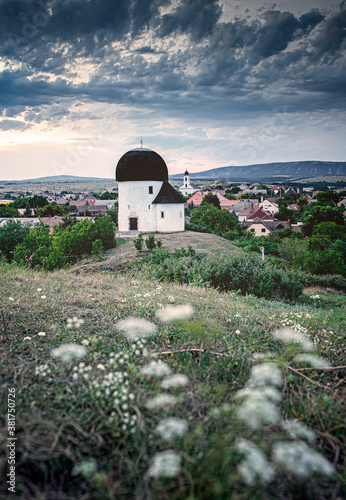 Medieval Rotunda temple in Osku, Hungary