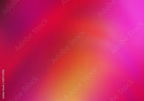 Dark Pink, Yellow vector blurred shine abstract background. A vague abstract illustration with gradient. The template for backgrounds of cell phones.