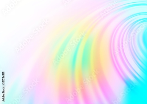Light Multicolor, Rainbow vector bokeh and colorful pattern. An elegant bright illustration with gradient. The background for your creative designs.