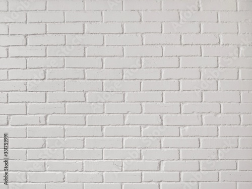 White brick wall